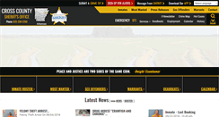Desktop Screenshot of crosscountysheriff.org