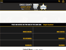 Tablet Screenshot of crosscountysheriff.org